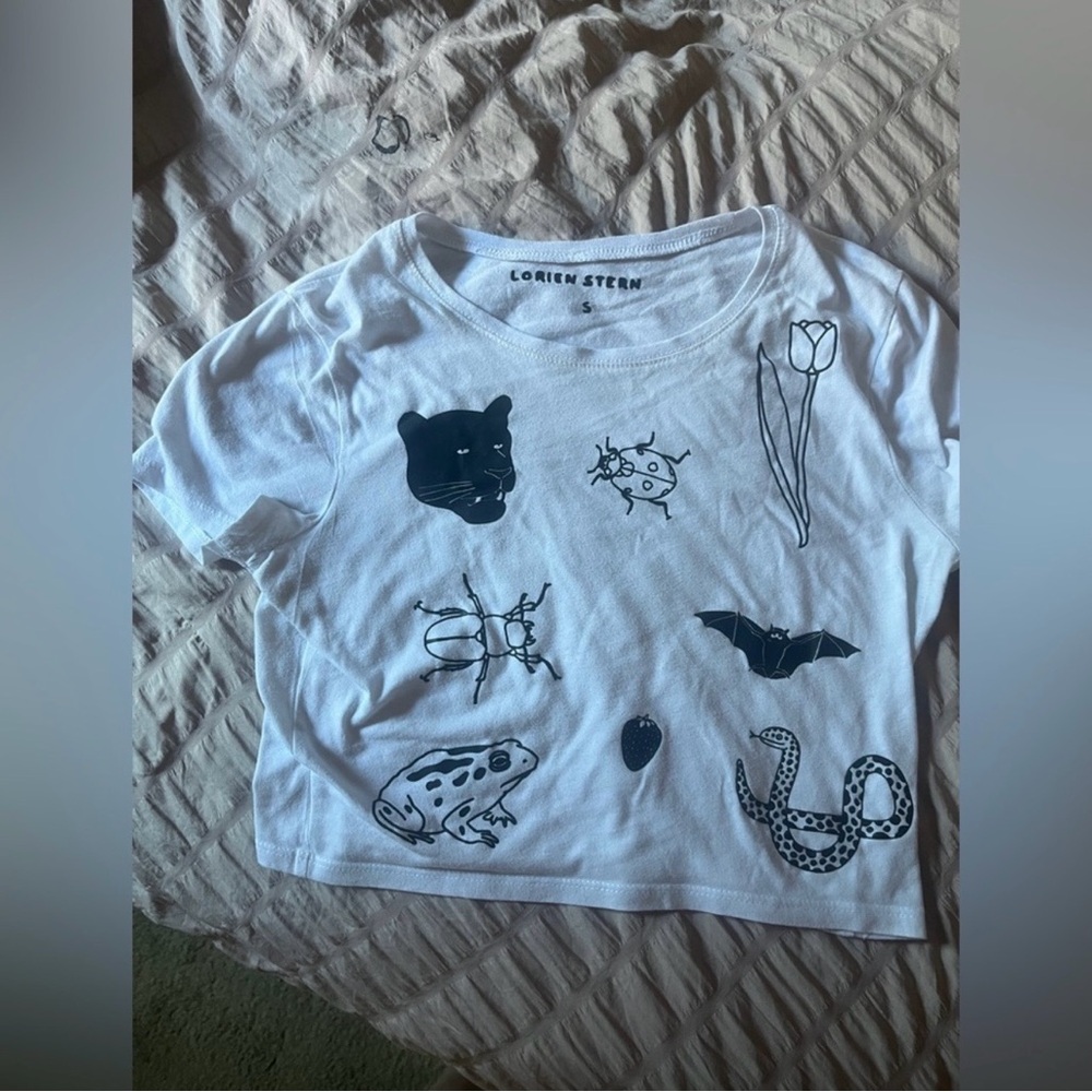 Lorien Stern Graphic CropTop Sz S